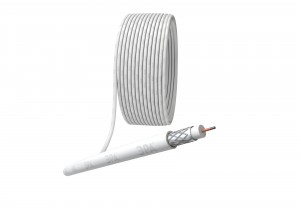 ЭРА SIMPLE Кабель RG-6U, 75 Ом, CCS d=1.02/(оплётка Al 64%), PVC, 100 м, белый 4516