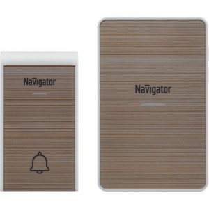 Navigator Звонок без пров 3xАА IP20/IP44 71x28x110/40x22x71 пласт беж NDB-D-DC06-1V1-Be 80511