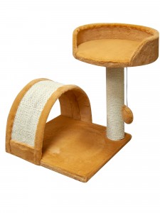 Когтеточка Комплекс (лежанка+дуга) (40х43х53см), 22061 Зооник
