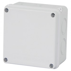 Stekker Коробка разветвительная 100x100x70 7 отверстий IP65 светло-серая EBX31-02-65 39558
