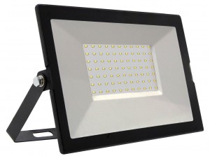 Ultraflash прожектор св/д LFL-10001 C02 100W(7000lm) SMD 6500K 6K черный 250x185x35 230V IP65