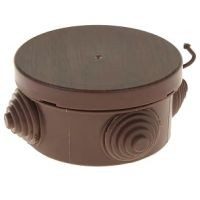 uplast коробка распред.  85x40мм ОУ 4 гермоввода с крышкой ДУБ IP54 040-039Д