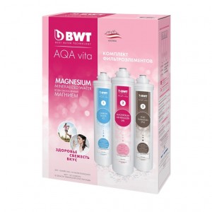 Картриджи сменные фильтр. (комплект) BWT AQA vita Magnesium, ресурс 1000л