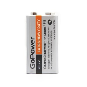 Э/п GoPower Крона 6F22 1S