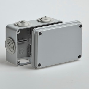 uplast коробка распред. 120х80х50мм ОУ 6 гермоввода с крышкой IP55 050-048