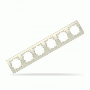 UNIVersal Бриллиант рамка горизонт. СУ 6 мест. сл. кость 1034