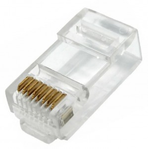 Штекер 8p8c (RJ45 ) cat5e Эра simple (100!) RJ-1, 6179