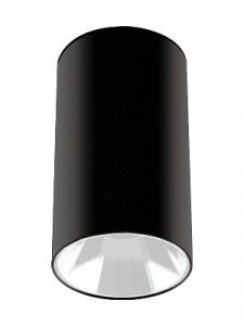 Jazzway св-к накладной св/д спот GU10 50W  80х140 черн/бел IP20 PDL-R 14080 .5031425