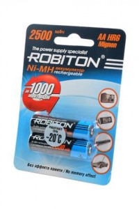 Ак-р Robiton /R6 2500mAh Ni-MH BL2