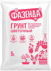 ФАЗЕНДА грунт Цветочный 5л., пакет 58-109