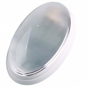 HOROZ св-к настен. накл. ФЛУЕ E27 26W пластик белый 270х165х81 IP20  (уп.4шт.) 400-000-107