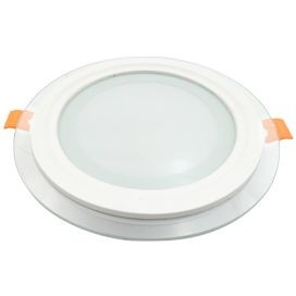 Ecola св-к встр. св/д даунлайт 18W 6500K Круг Стекло подсветка 6K 200x35 DGRD18ELC