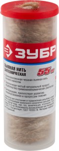 Нить ЗУБР льняная сантехническая, 55м