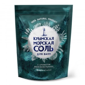 Крымская морская соль для ванн 1100гр Можжевельник Greenfeild, КС-97