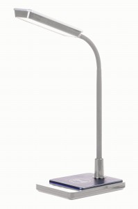 ЭРА настольный св-к св/д NLED-499-10W основание, сенсор, диммер, Qi-зарядка 3K-6K, бел 14х33х42 9323