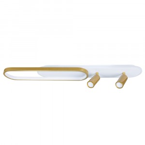 ARTELAMP Люстра св/д 2x32W(1700lm) 4000K 4K 60x800 ЗОЛОТО/бел акрил LUCAS A2600PL-32GO