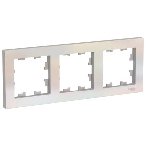 Schneider AtlasDesign рамка СУ 3 мест. жемчуг ATN000403