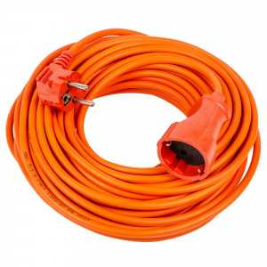 Uniel удл. силовой в бухте ПВС 3х1.5 16A 1роз 20м земля YXз16-101/UCK-1N/20M/O ORANGE UL-00010797