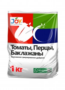 Удобрение Томаты, перцы, баклажаны 1кг (минеральное) JOY   (N:P:K 13:20:24)