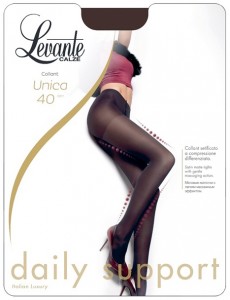 LEVANTE Колготки UNICA COLLANT 40 naturel 2 (массаж. эффект) светл. бежев. 1/60