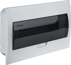 Navigator бокс (корпус) пластик ЩРВ-П-18 мод. встраиваемый IP41 NSS-DBI-18-WH 93807