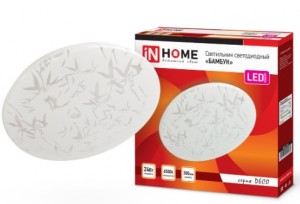 ASD/InHome св-к св/д декоративный 24W(1560lm) 6500К 6K 300x55 IP40 DECO БАМБУК 5230