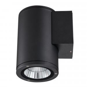 Uniel св-к св/д уличный накладной 220V 12W(1260lm) 2700K 2K черный ULU-S21С-12W/2700K IP65 BLACK