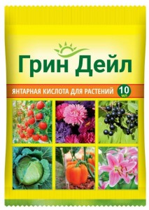 Грин дейл (янтарная кислота) 10мл. удобрение Ваше Хозяйство