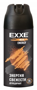 Дезодорант мужской Энергия свежести 48ч   ENERGY 150 мл спрей UFC x EXXE