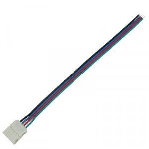 Ecola Коннектор 15см зажим-провод 4-х конт SMD5050 RGB SC41U1ESB