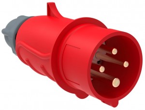 IEK MAGNUM силовая вилка CEE переносная ССИ-014 16А-6ч/380-415В 3Р+РЕ IP44  PSN02-016-4