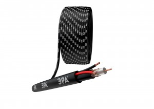 ЭРА Кабель д/видеонабл. K-0.75 КВК-П 2+2x0,75 CU, черный OUTDOOR, PE (бухта 200м, цена за бухту) 720