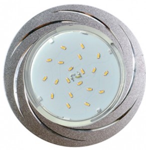 Ecola GX53 H4 DL5386 св-к Вихрь Матовый Хром/Алюм. 20x110 FC5386ECB