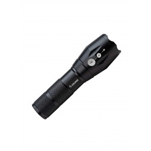 Космос фонарь ручной KosAL_5W (без аккум 18650 лит 3,7V) 1св/д Q5 5W,400lm,чёрный, алюминий, (2 шт.)