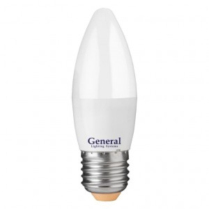 General свеча C37 E27 15W 4500K 4K 35х105 пластик/алюм GLDEN-CF-15-230-E27-4500 661099