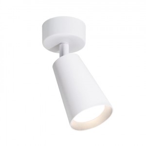 WOLTA св-к накл. поворотн. cпот CONO IP20 под лампу GU10 белый WH D60x160 WSL-GU10/S11W