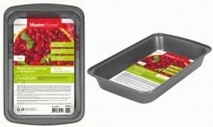 Противень (форма)д/выпечки сталь Генриетта 32*22*5см, антиприг.покр.GOLDFLON, 60411 Master House