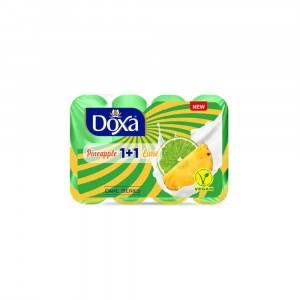 Мыло туалетное  Beauty Lime&Pineapple 4х80гр Doxa