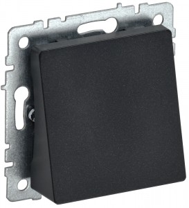 IEK BRITE мех. вывод кабеля МВ10-БрЧ черн. BR-VK10-0-K02