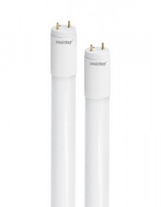 Smartbuy T8 G13 220V 10W(800lm) 6400К 6K 600x29 матовая, неповоротная SBL-T8-10-64K-A