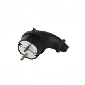 Smartbuy вилка угловая каучук 2P+PE 1х16A 220-240V IP44 SBE-16-P09-R
