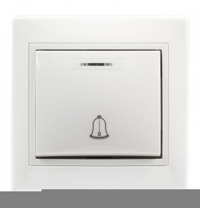 Smartbuy Венера Кнопка СУ звонка инд 10А белая  (SBE-01w-10-B1-1)