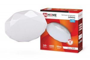 ASD/InHome св-к св/д декоративный 24W(1560lm) 4000K 4K 300x55 IP40 DECO ДАЙМОНД 3679