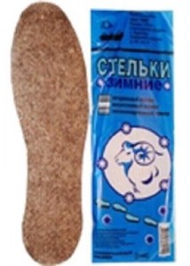 Стельки для обуви Зимние (войлок+ метализ. лавсан) б/р Пик РФ
