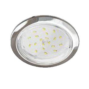 Ecola GX53 H4-GL св-к глубокий Хром 48x106 FC53GLECB