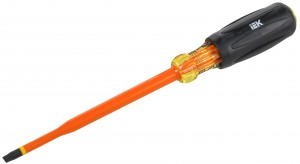 IEK ARMA2L 5 Отвертка диэлектрическая шлиц. SLIM SL6,5х150 Т3, до 1000В A2L5-SC31-T3-SL-65-150