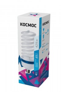 Космос КЛЛ SP E27 85W 4200 250х83(Т5)