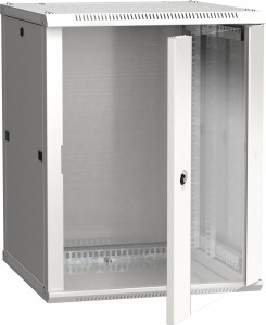 ITK Шкаф LINEA W 15U 600x600 мм дверь стекло, RAL7035