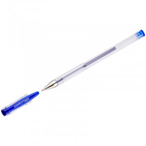 Ручка гелевая OfficeSpace синяя, 0,5мм (6!) цена за шт.СПБ(12!)