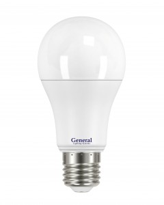 General ЛОН A60 E27 20W 6500K 6K 60x110 пластик/алюмин. 690100
